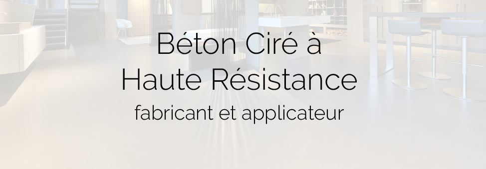 Béton ciré title slide 1